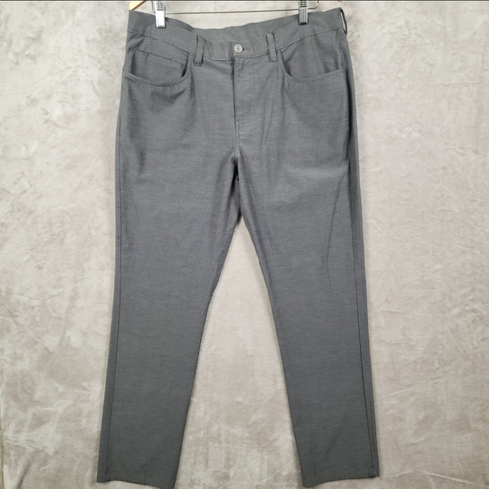 Callaway Golf Pants Men’s W36 EverPlay 5-Pocket Horizontal Texture Grey Heather